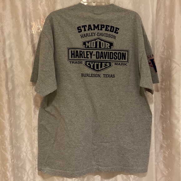 Stampede Harley Davidson Motorcycle Burleson, TX Shirt Size Mens XL 🔥 - Picture 5 of 6